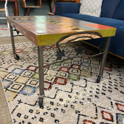  whimsical rolling coffee table 