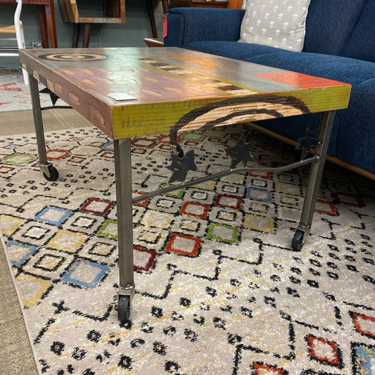  whimsical rolling coffee table 