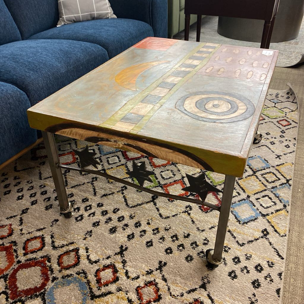  whimsical rolling coffee table 