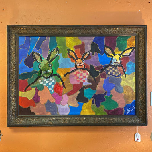 CARL BRECHT Creepy Bunnies Art