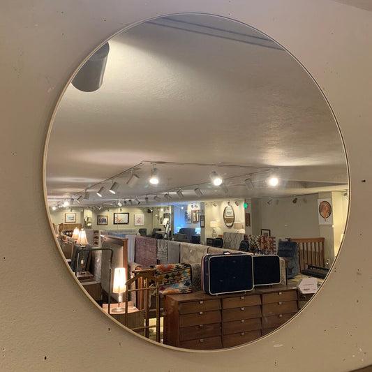 Round Gold Wall Mirror