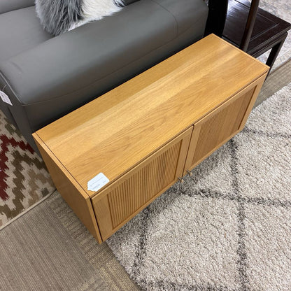 Light Wood 2Door Media Cabinet