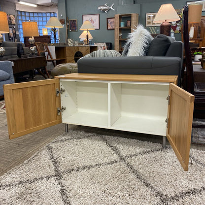 Light Wood 2Door Media Cabinet