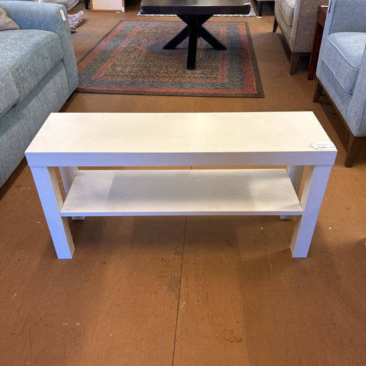 Low White Console