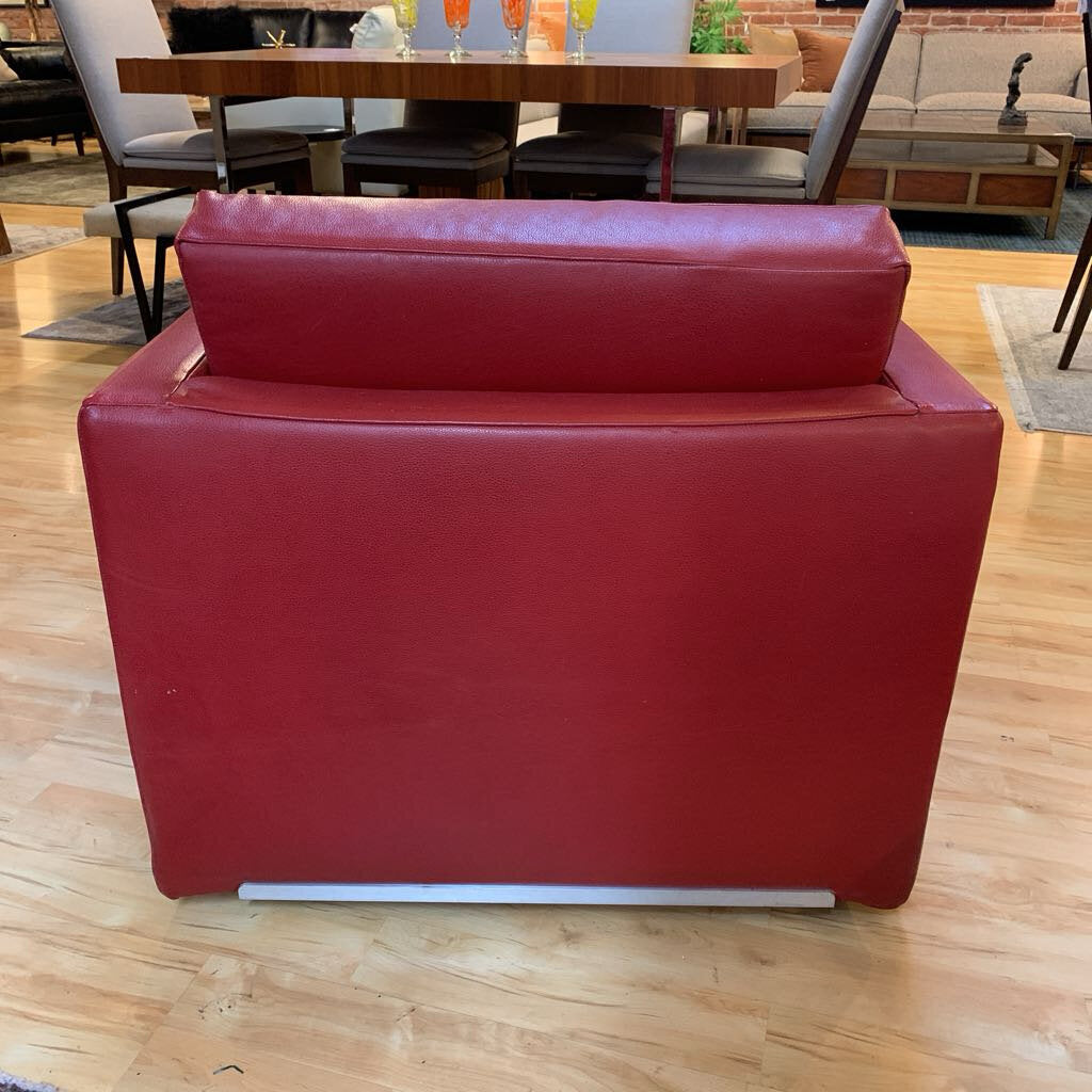 B&B Italia Maxalto APTA Red Armchair