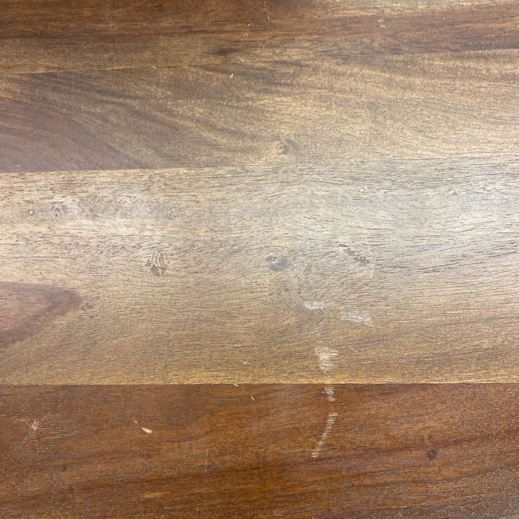 Dark Wood Geometric Design Media Unit