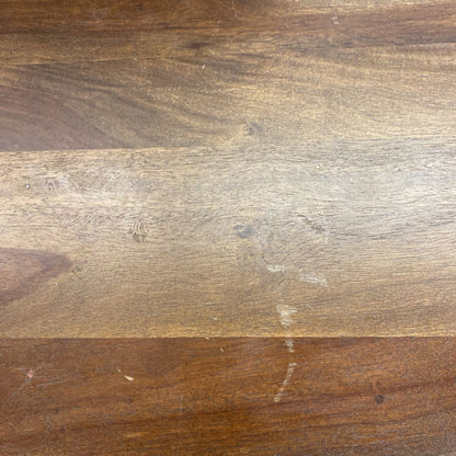 Dark Wood Geometric Design Media Unit