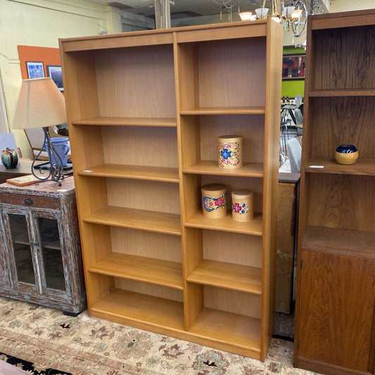 Danish Blonde Double Bookcase