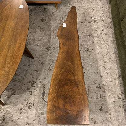 Walnut Wavy Oblong Coffee Table