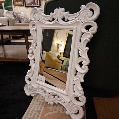 White Ornate Mirror