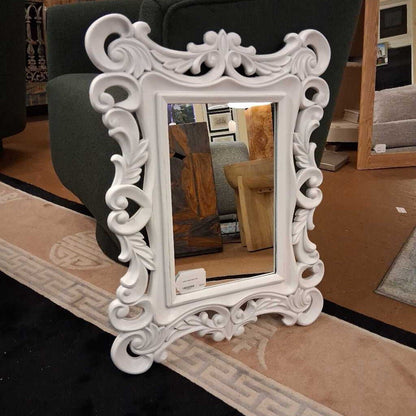White Ornate Mirror