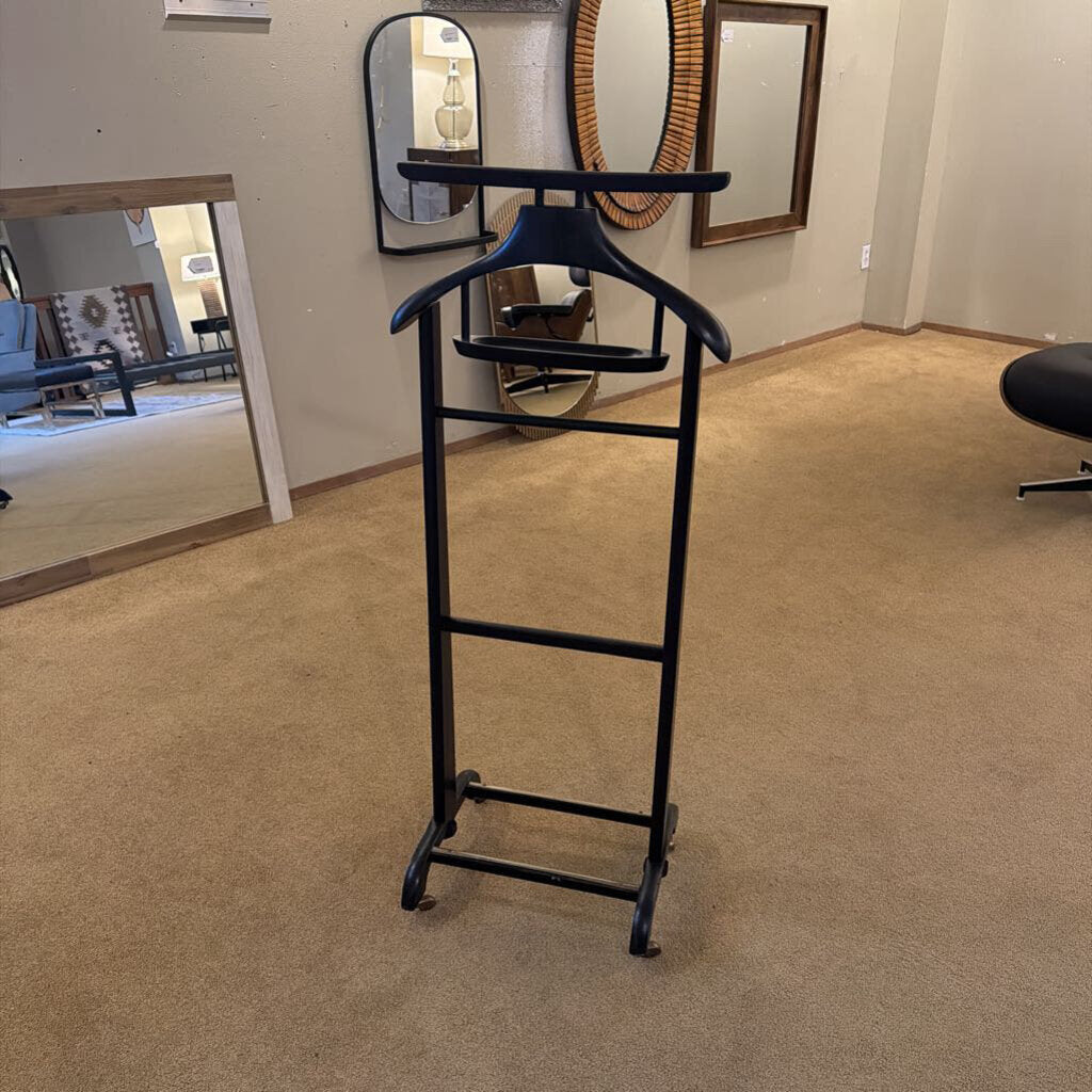 Wood Suit Hanger on Casters