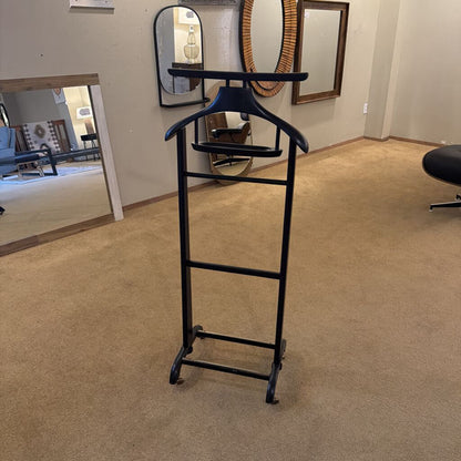 Wood Suit Hanger on Casters