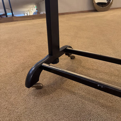 Wood Suit Hanger on Casters
