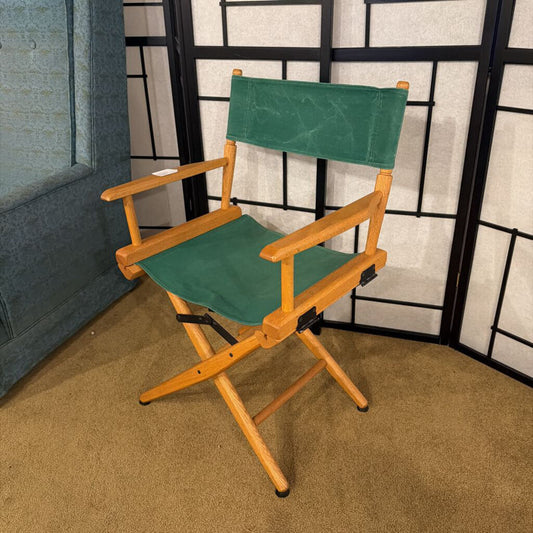 Telescope Green Canvas Director's Chair