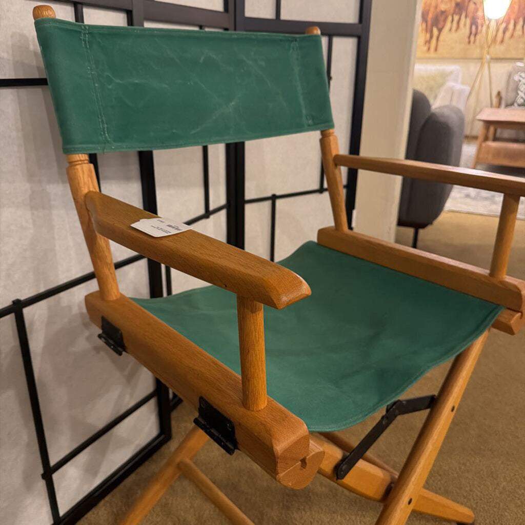Telescope Green Canvas Director's Chair