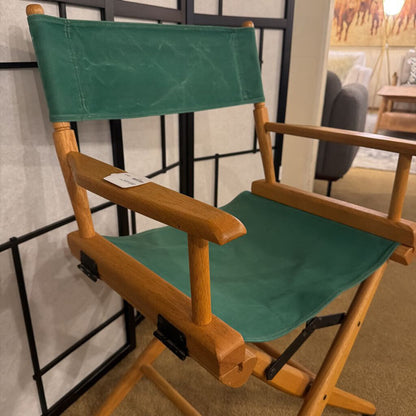 Telescope Green Canvas Director's Chair