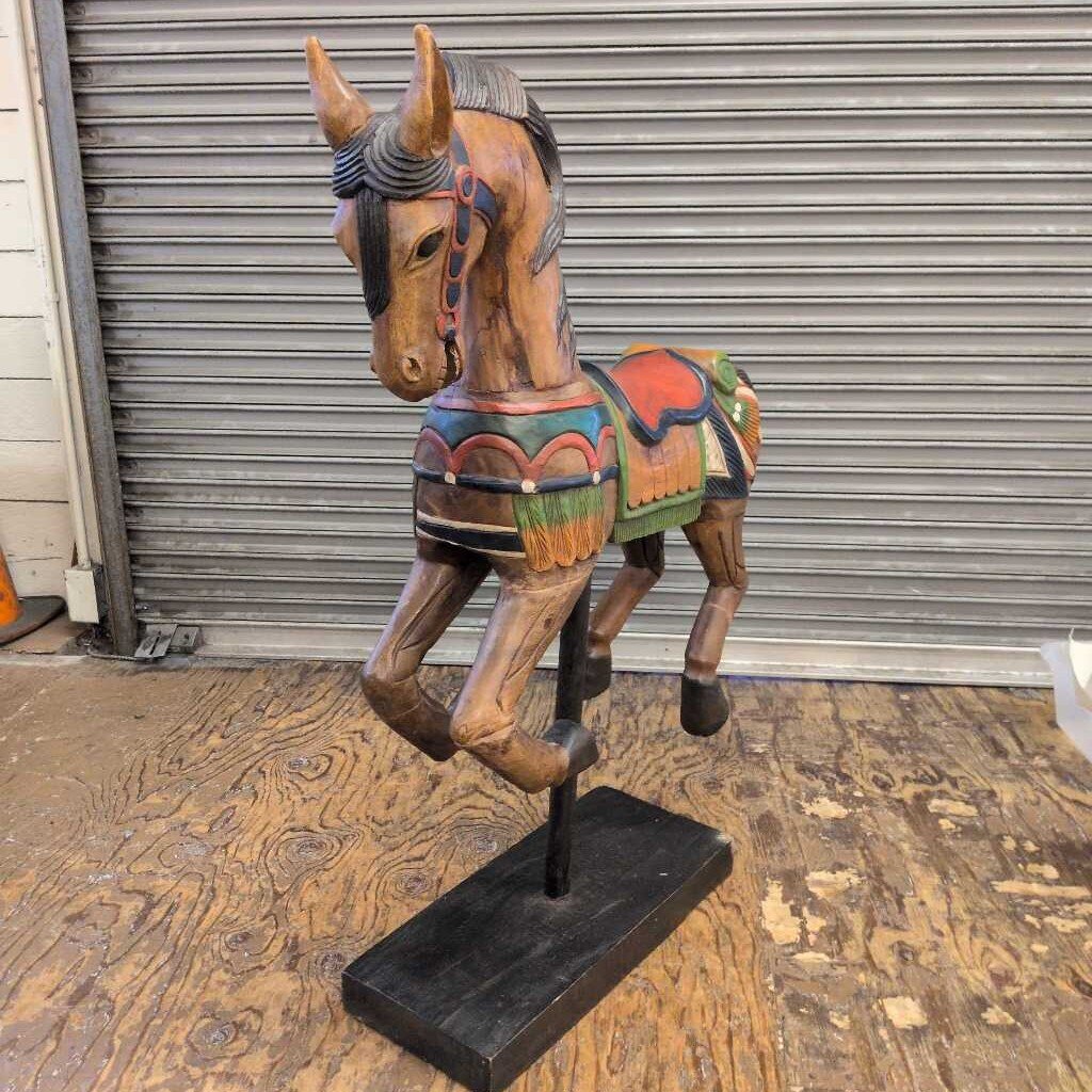 Wood Horse Decor