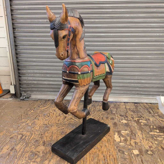 Wood Horse Decor