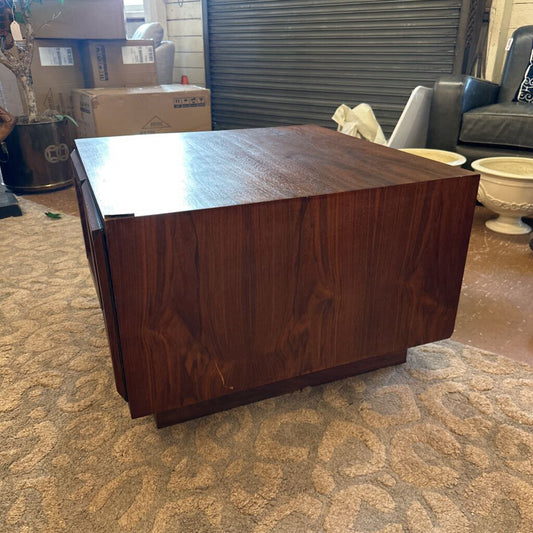 Brown Saltman Cabinet Side Table