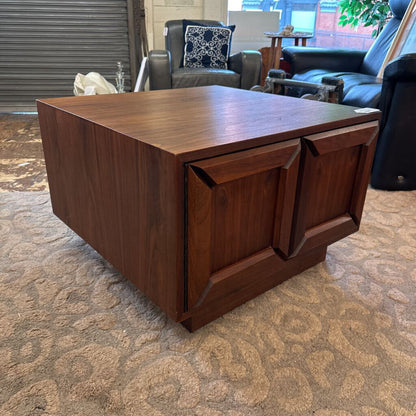 Brown Saltman Cabinet Side Table