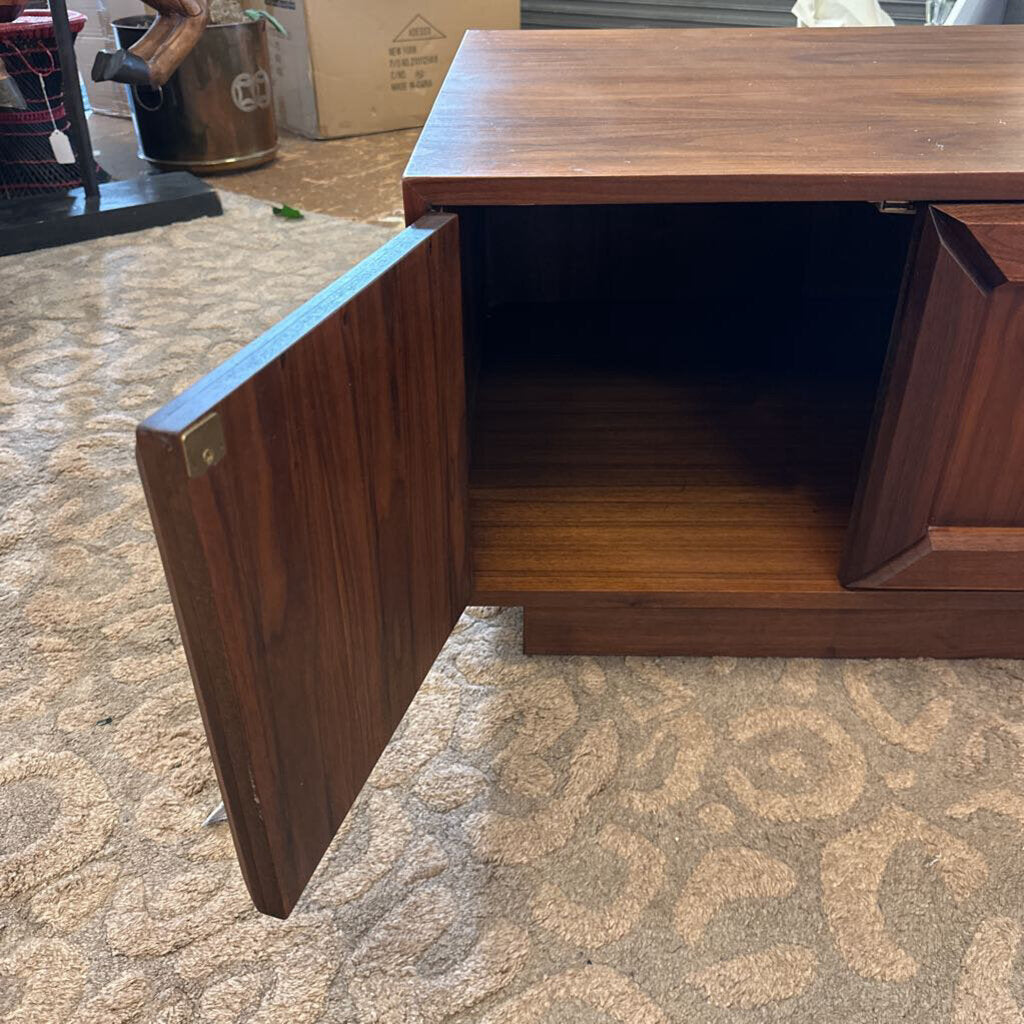 Brown Saltman Cabinet Side Table
