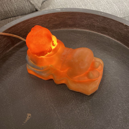 Vintage Sleeping Baby Lamp