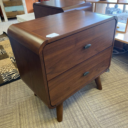 MC Walnut Nightstand