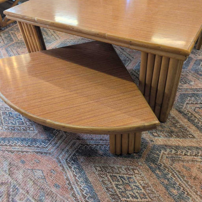 Rattan Nesting Coffee Table C COFFEE TABLES