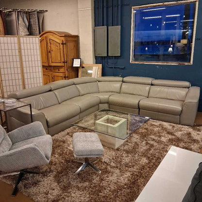 Dania Megalo Leather Sectional