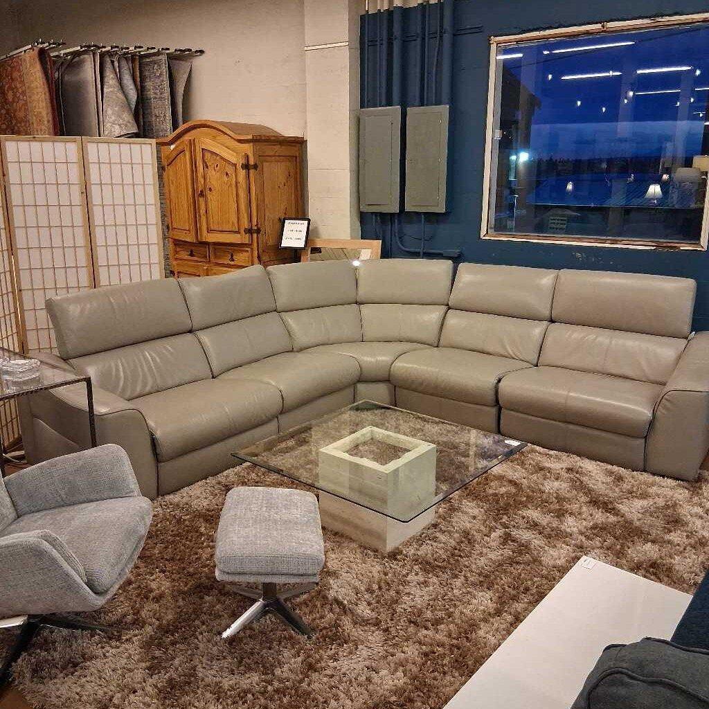 Dania Megalo Leather Sectional