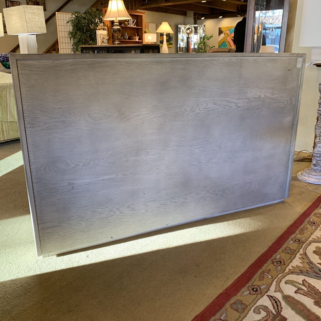 RH Grey Wood 3 Door Media Console