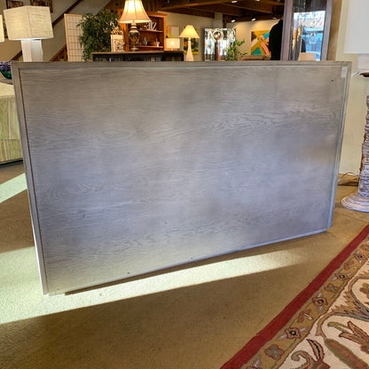 RH Grey Wood 3 Door Media Console