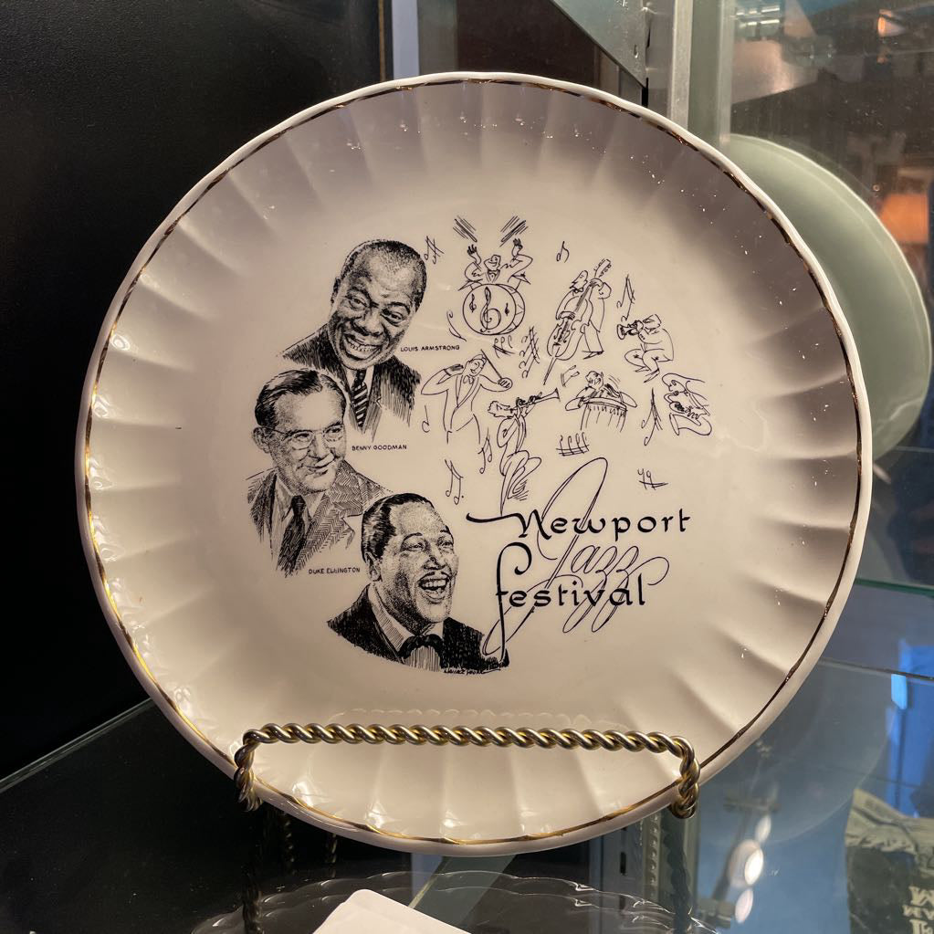 Vintage Newport Jazz Festival Commemorative Plate SMALLS