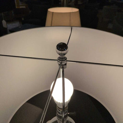 Glass Chrome Base Lamp LAMPS