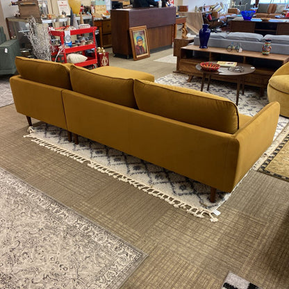 Mod Ochre RAF Chaise Sectional