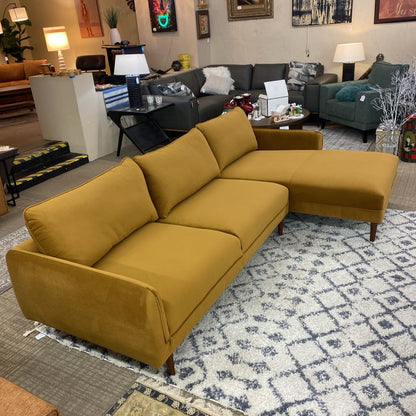 Mod Ochre RAF Chaise Sectional