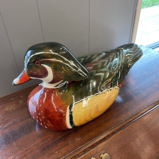 Hand Crafted Wood Wood Duck