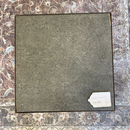 Slate Top Scrolly Metal Plant Stand (AS IS)