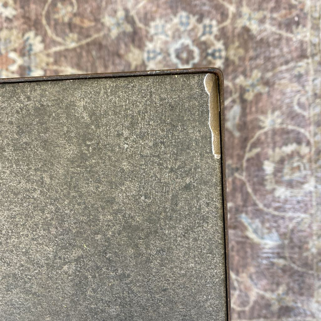 Slate Top Scrolly Metal Plant Stand (AS IS)