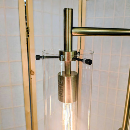 Asymmetrical Industrial Floor Lamp