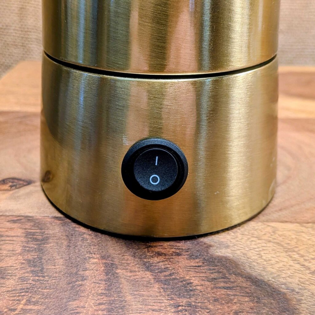 Conical Brass Table Lamp