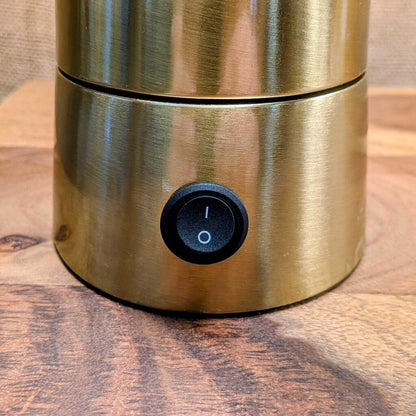 Conical Brass Table Lamp