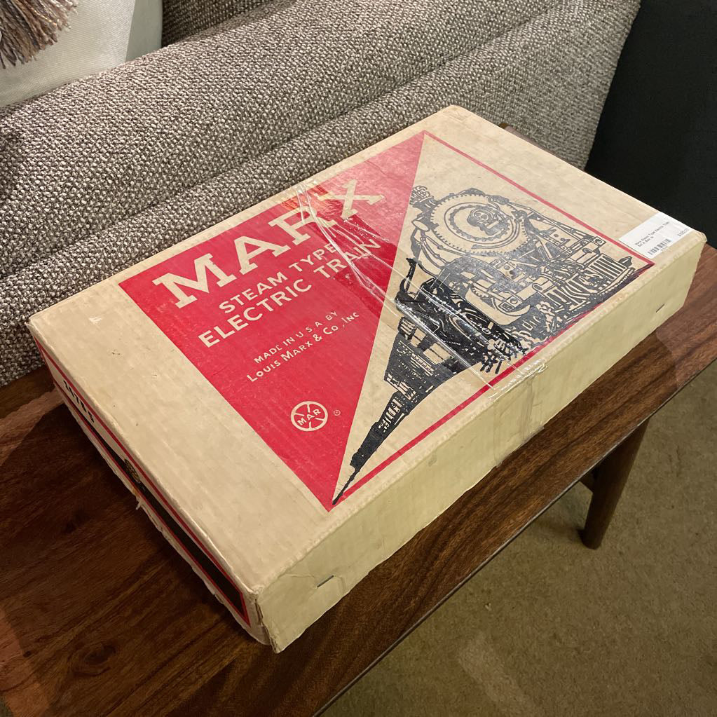 Marx Steam Type Electric Train Set in Box SMALLS