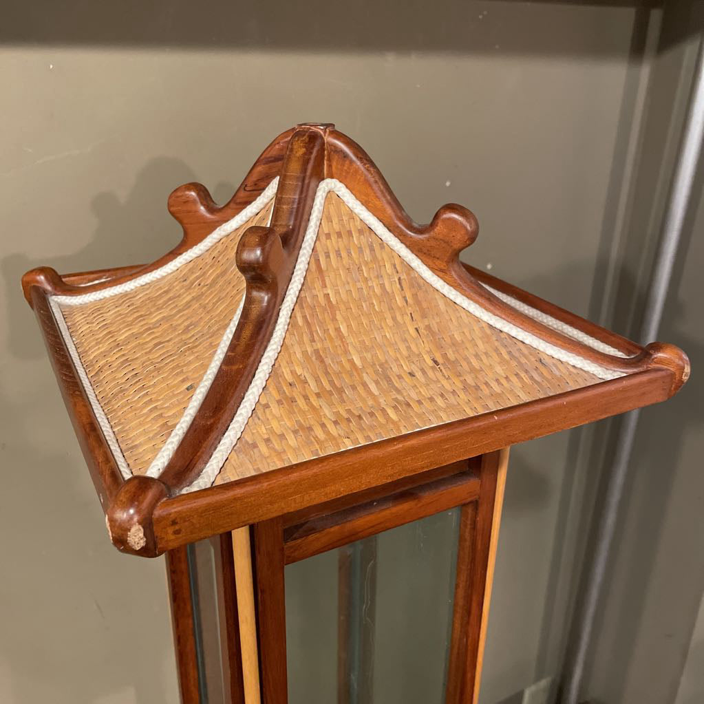 Glass Asian Pavilion with Removeable Top SMALLS