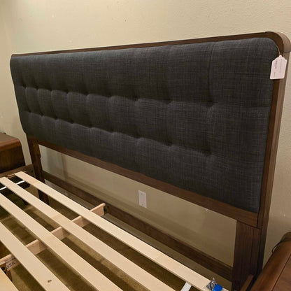 MC Walnut King Bed Frame