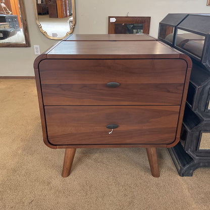 MC Walnut Nightstand