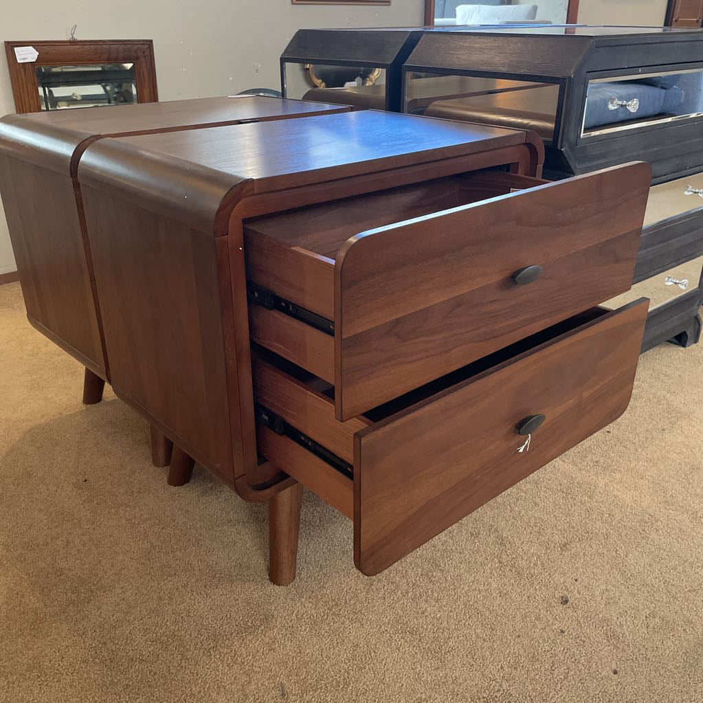 MC Walnut Nightstand