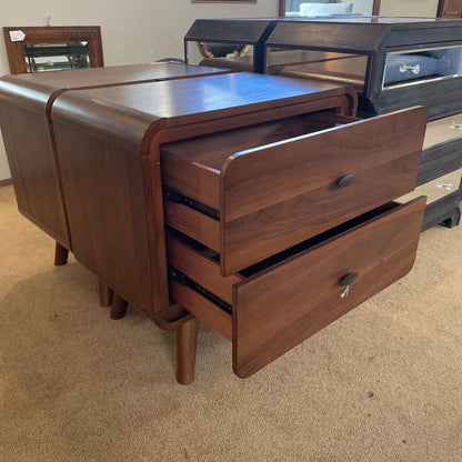 MC Walnut Nightstand