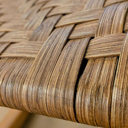 Mission Style Woven Seat Rocking Chair